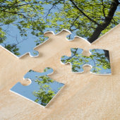 Spring Oak Tree Vibrant Natuur Legpuzzel (Zijkant)