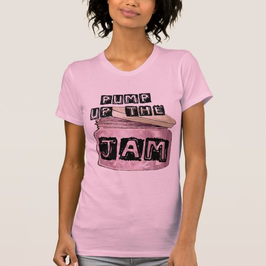 Spring omhoog de Jam T-shirt (Voorkant)