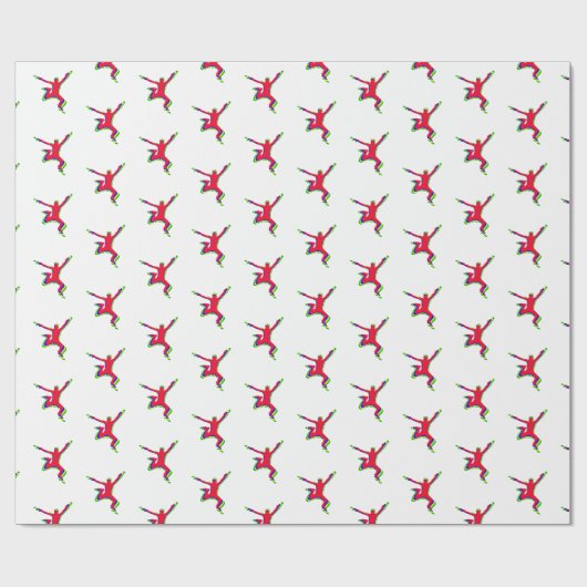 Spring omwikkelpapier cadeaupapier (Vlak)
