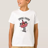 Spring Onion Funny Veggie Pun T-shirt (Voorkant)