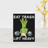 Spring Onion Gym Gewichtstraining Eet Trash Lift H Kaart (Gele Bloem)