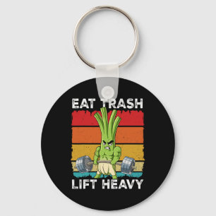 Spring Onion Gym Gewichtstraining Eet Trash Lift H Sleutelhanger