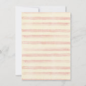 Spring op over paashaas lente bloemenbrunch kaart (Achterkant)