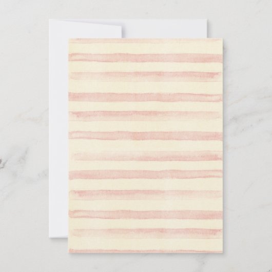 Spring op over paashaas lente bloemenbrunch kaart (Achterkant)