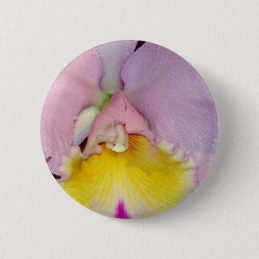 Spring Orchid Ronde Button 5,7 Cm (Voorkant)