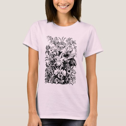 SPRING ORCHIDS T-SHIRT (Voorkant)