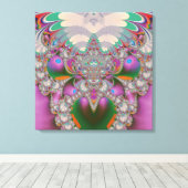 Spring Owl Canvas Afdruk (Insitu (Houten vloer))