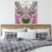Spring Owl Canvas Afdruk (Insitu (Slaapkamer))