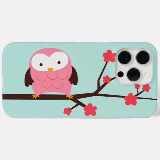 Spring Owl Case-Mate iPhone Case (Achterkant (horizontaal))