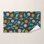 Spring Paardebloem Bloemen en Bladeren Design Bad Handdoek (Handdoek)