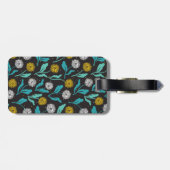 Spring Paardebloem Bloemen en Bladeren Design Bagagelabel (Achterkant horizontaal)