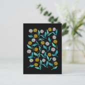 Spring Paardebloem Bloemen en Bladeren Design Briefkaart (Staand voorkant)