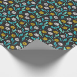 Spring Paardebloem Bloemen en Bladeren Design Cadeaupapier