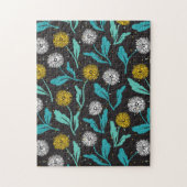 Spring Paardebloem Bloemen en Bladeren Design Legpuzzel (Verticaal)