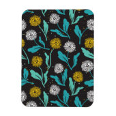 Spring Paardebloem Bloemen en Bladeren Design Magneet (Verticaal)