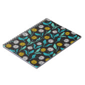 Spring Paardebloem Bloemen en Bladeren Design Notitieboek (Linkerzijde)