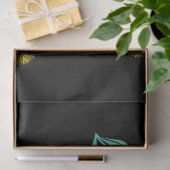 Spring Paardebloem Bloemen en Bladeren Design Tissuepapier (Geschenk)