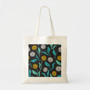 Spring Paardebloem Bloemen en Bladeren Design Tote Bag