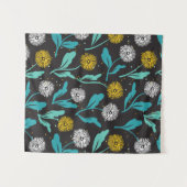 Spring Paardebloem Bloemen en Bladeren Design Wandkleed (Voorkant (horizontaal))