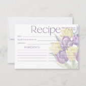 Spring Paarse Yellow Tulips Recept (Voorkant)