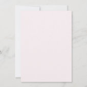Spring Painted Floral Easter Brunch Invitation Kaart (Achterkant)