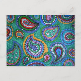 Spring Paisley Briefkaart