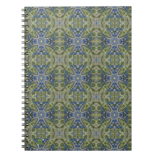 Spring Paisley-laptop Notitieboek (Voorkant)