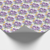 Spring Pansies Pansy Cadeaupapier (Hoek)
