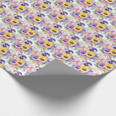 Spring Pansies Pansy Cadeaupapier (Hoek)