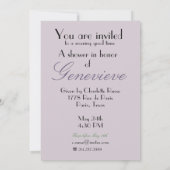 Spring Parijse Flapper Mode Douche Kaart (Achterkant)