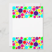 Spring Party/Trampoline Birthday Party Kaart (Achterkant)