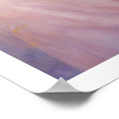 Spring Pastel Art Deco Vrouw Blond Haar Pasen Poster (Hoek)