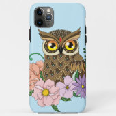 Spring Pastel Bloemen Uil Case-Mate iPhone Case (Achterkant)