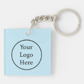 Spring Pastel Bloemen Uil Sleutelhanger (Achterkant)