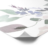 Spring Pastel Bloemen Vrijgezellenfeest Welkom Poster (Hoek)