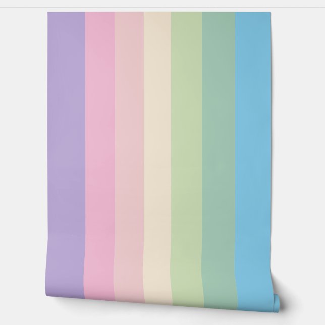 Spring pastel color scheme  behang (Afrollen)