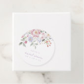 Spring Pastel Floral Vrijgezellenfeest Bedankjes Labels (In situ)