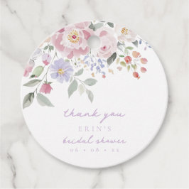 Spring Pastel Floral Vrijgezellenfeest Bedankt Bedankjes Labels