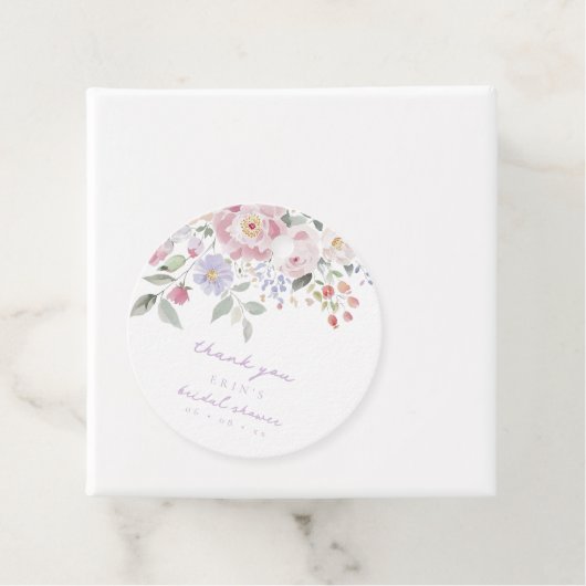 Spring Pastel Floral Vrijgezellenfeest Bedankt Bedankjes Labels (In situ)