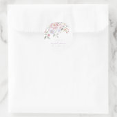 Spring Pastel Floral Vrijgezellenfeest Ronde Sticker (Tas)