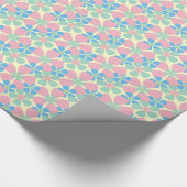 Spring Pastel Flowers Cadeaupapier (Hoek)