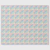 Spring Pastel Flowers Cadeaupapier (Vlak)
