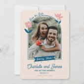 Spring Pastel Petals Save the Date (Voorkant)