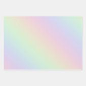 Spring Pastel Rainbow Ombre Mix Inpakpapier Vel (Voorkant 2)