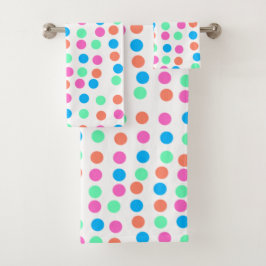 Spring Pastel Spots Bad Handdoek