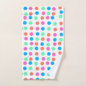 Spring Pastel Spots Bad Handdoek (Handdoek)