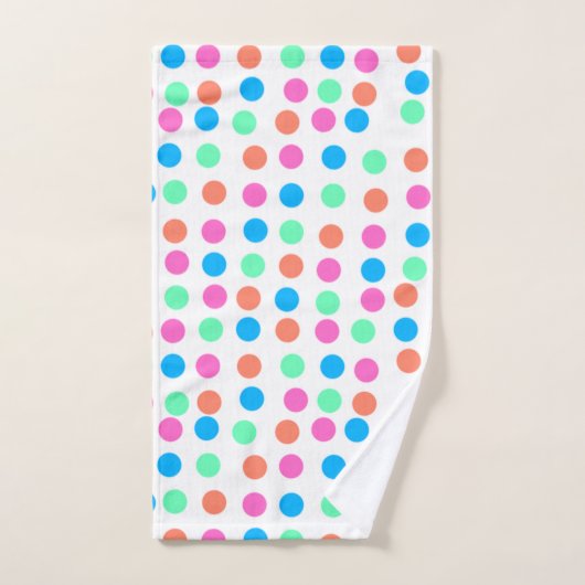 Spring Pastel Spots Bad Handdoek (Handdoek)