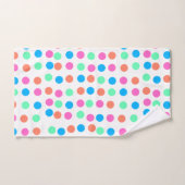 Spring Pastel Spots Bad Handdoek (Handdoek)