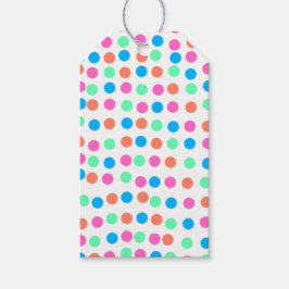 Spring Pastel Spots Cadeaulabel