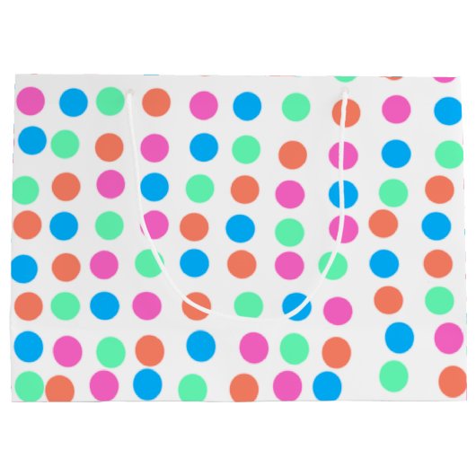 Spring Pastel Spots Groot Cadeauzakje (Achterkant)